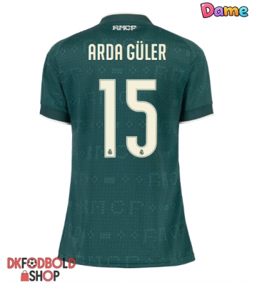 Real Madrid Arda Guler #15 Udebanetrøje Dame 2026-27 Kort ærmer Real Madrid Arda Guler #15 Udebanetrøje Dame 2026-27 Kort ærmer